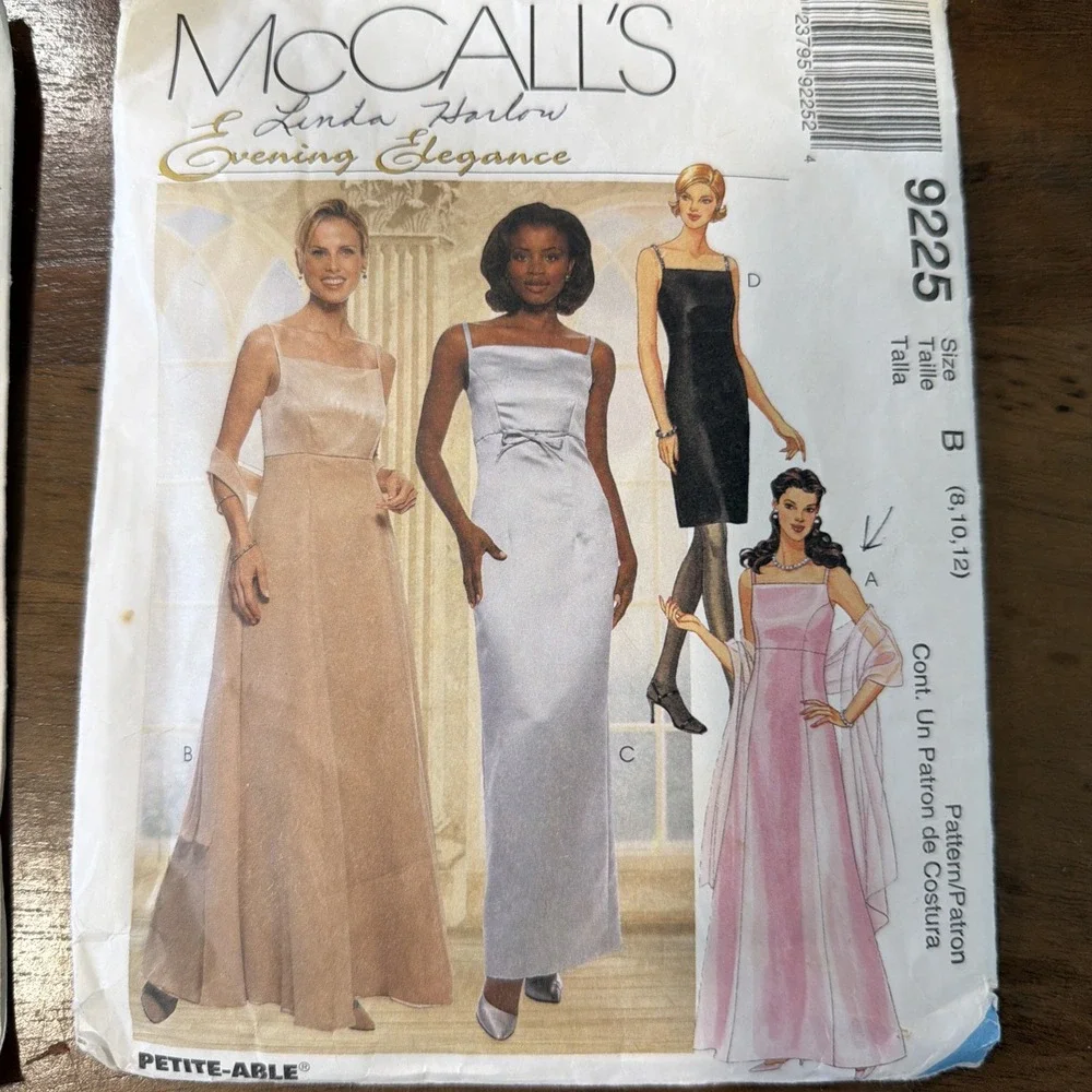 4- Vintage 80S And 90S Multi Sized Sewing Patterns
